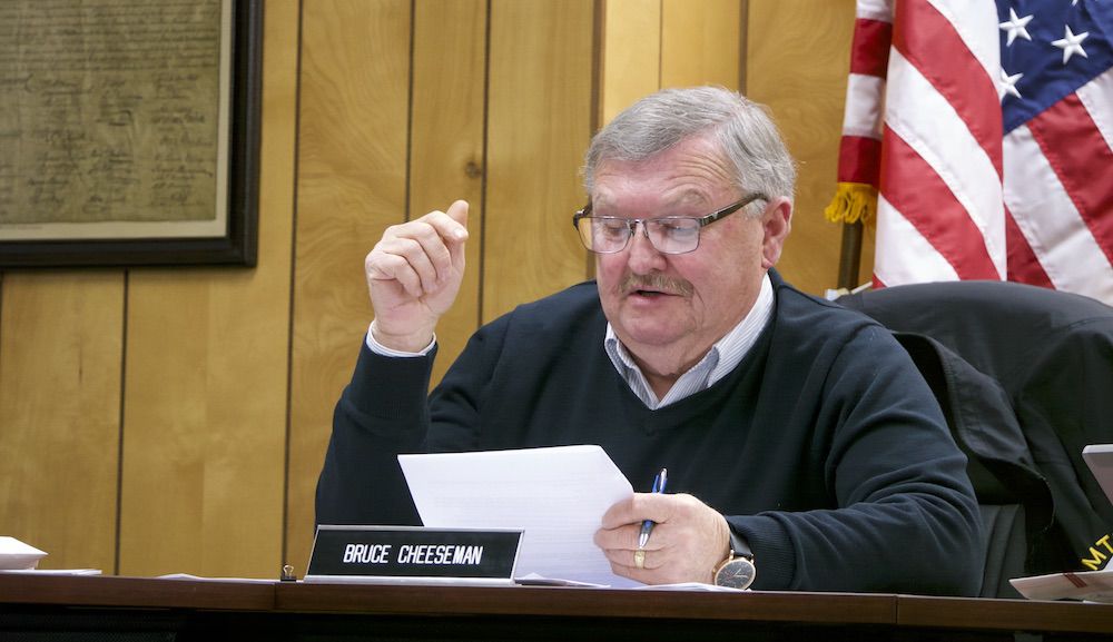 Selectboard vice chair Bruce Cheeseman, 12-19-2019